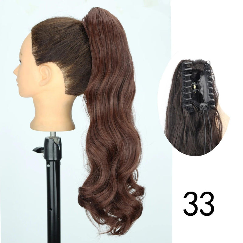 Synthetic Claw Clip-on Ponytail Hair Extension - Cindorium