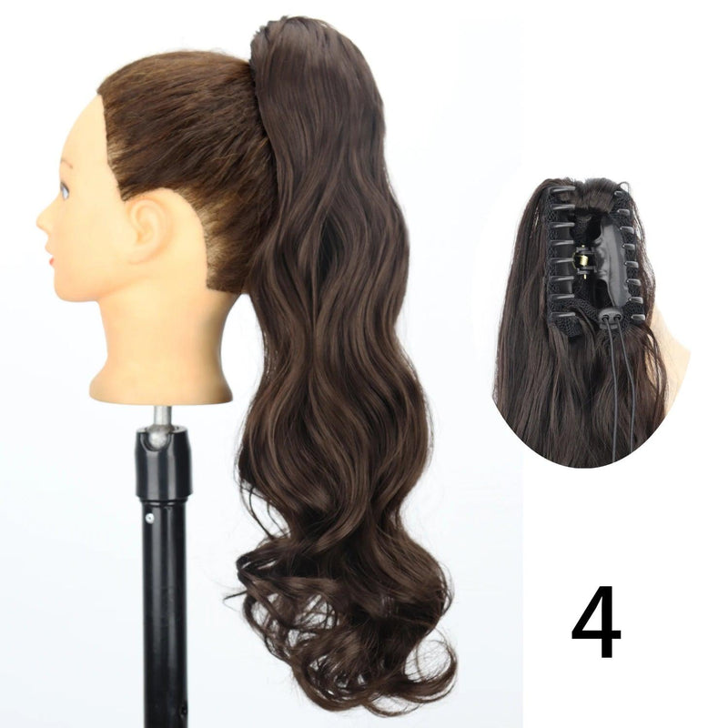 Synthetic Claw Clip-on Ponytail Hair Extension - Cindorium