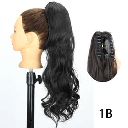 Synthetic Claw Clip-on Ponytail Hair Extension - Cindorium