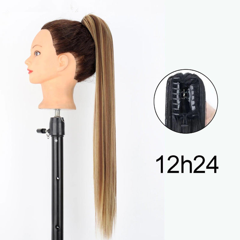 Synthetic Claw Clip-on Ponytail Hair Extension - Cindorium