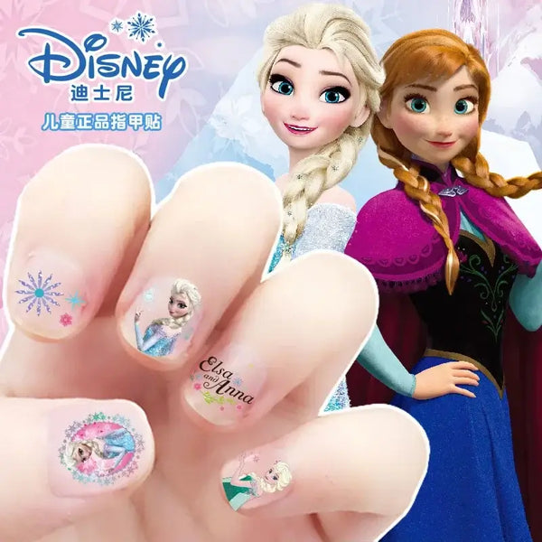 Frozen Princess Makeup Nail Stickers for Girls - Cindorium