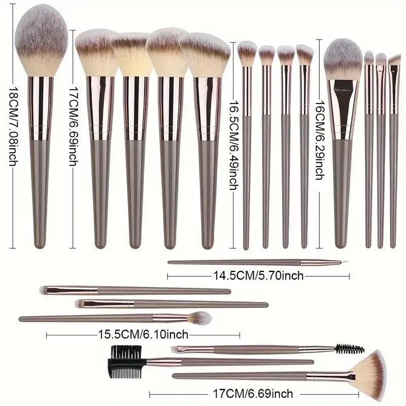 Professional 3-20 Pcs Makeup Brushes Set - Cindorium