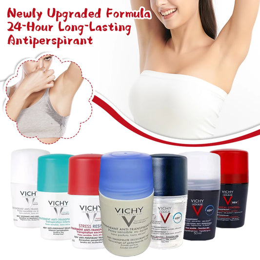 Vichy Natural Deodorant with Moisturizers – Sensitive‑Skin Safe, Long‑Lasting Freshness (50ml Travel Size)