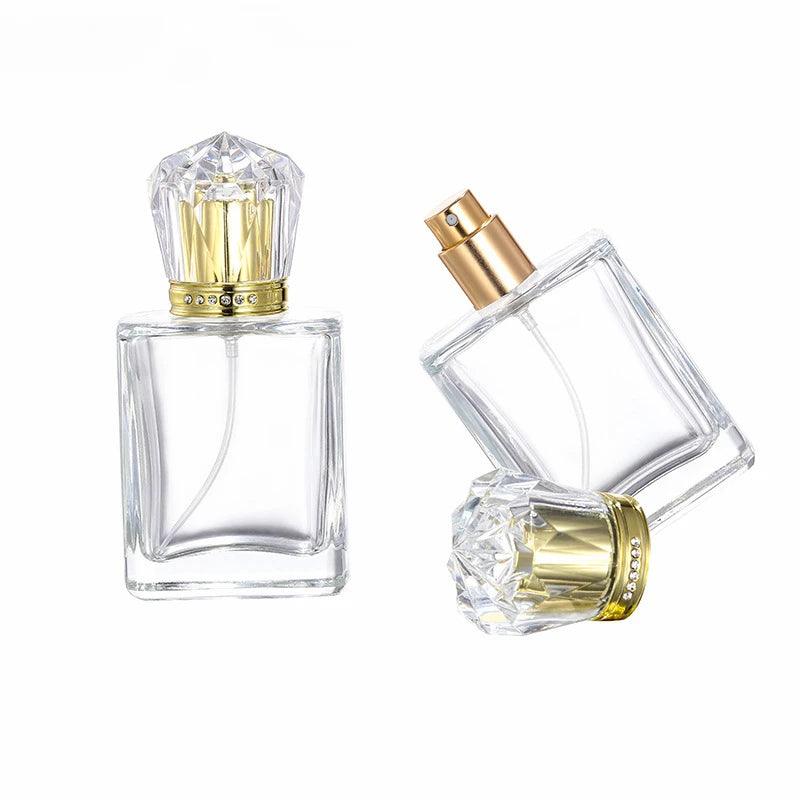 Exquisite Empty Glass Perfume Bottle - Cindorium