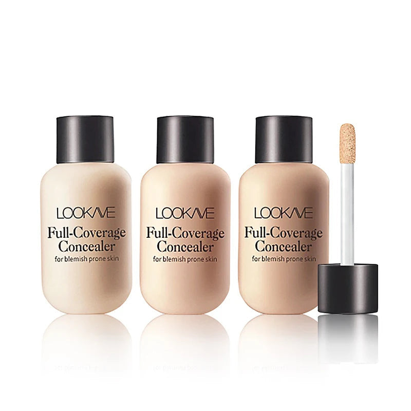 Waterproof Liquid Concealer – Full Coverage for Acne & Dark Circles GraceCavally Store