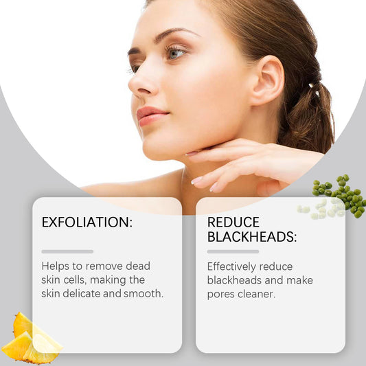 Gentle Enzyme Face Wash Powder – Brightening, Oil‑Removing & Sensitive‑Skin Safe (75g Travel‑Friendly)