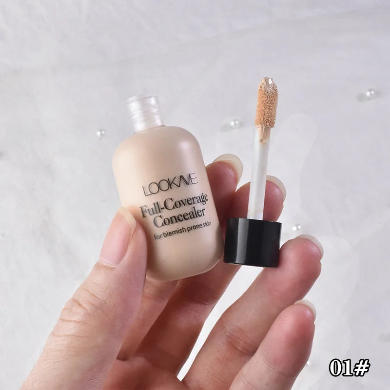 Waterproof Liquid Concealer – Full Coverage for Acne & Dark Circles GraceCavally Store