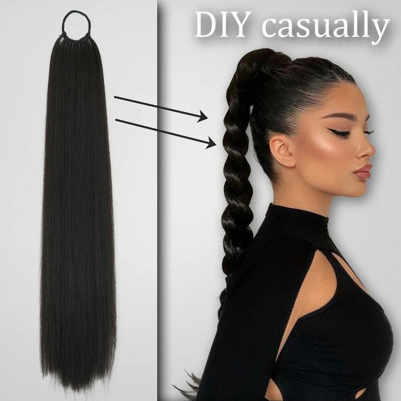 Synthetic Ponytail Extension With Elastic Band - Cindorium