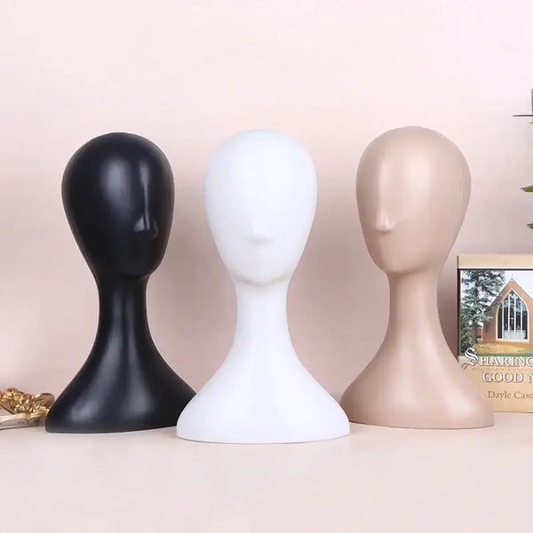 Pro Female Plastic Mannequin Wig Stand Holder - Cindorium