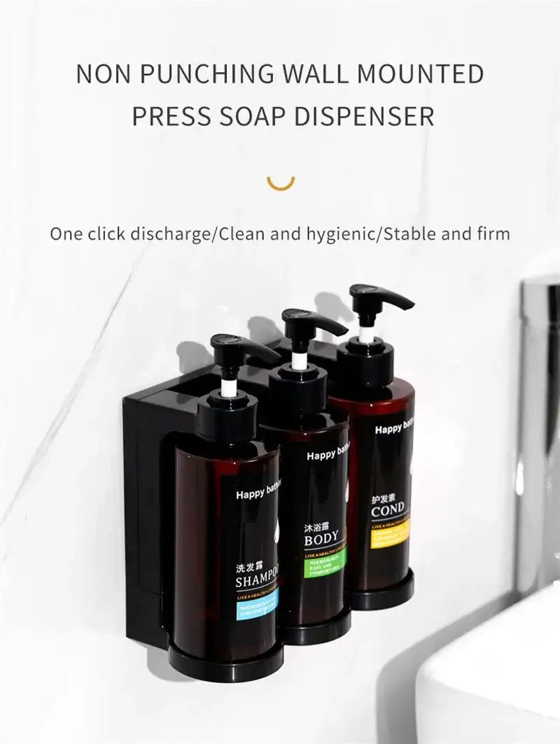 Amber Shampoo Conditioner Bodywash Dispenser Bottles - Cindorium