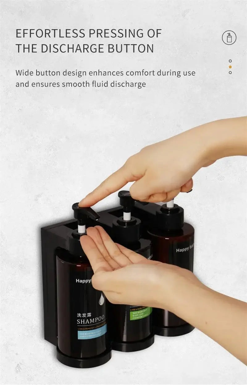 Amber Shampoo Conditioner Bodywash Dispenser Bottles - Cindorium