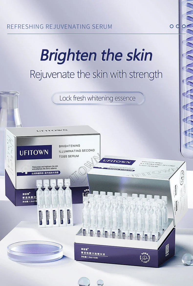 Arbutin Niacinamide Whitening Serum – 30pcs Set for Dark Spots, Brightening & Anti - Aging - Cindorium