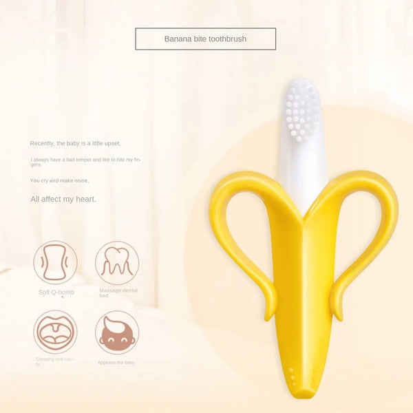 Banana Shape Safe Toddle Teether - Cindorium