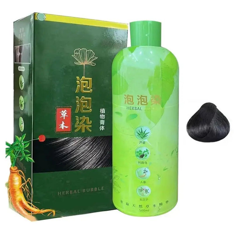 Black Hair Dye 3 - in - 1 Shampoo - Nourishing - Cindorium