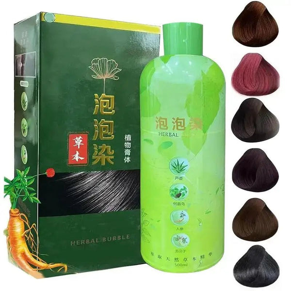 Black Hair Dye 3 - in - 1 Shampoo - Nourishing - Cindorium