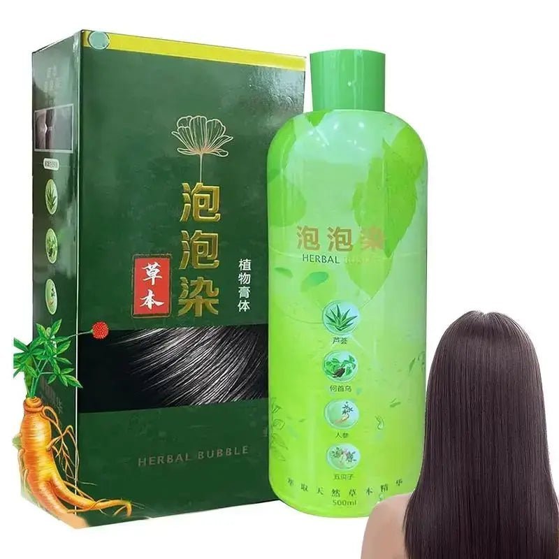 Black Hair Dye 3 - in - 1 Shampoo - Nourishing - Cindorium