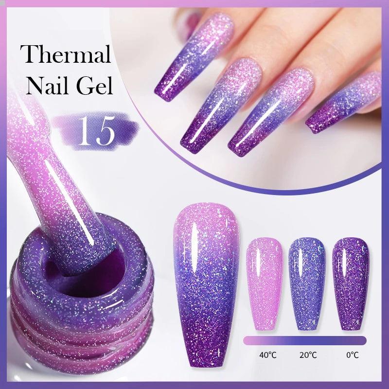 BORN PRETTY Thermal Gel Nail Polish - Cindorium