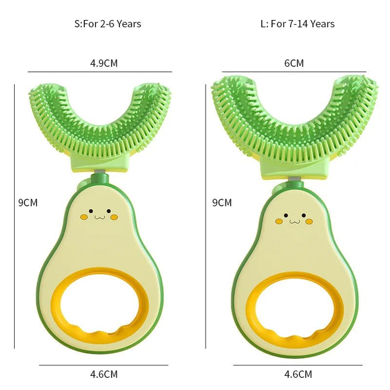 Children 360 Degree U - shaped Toothbrush - Cindorium