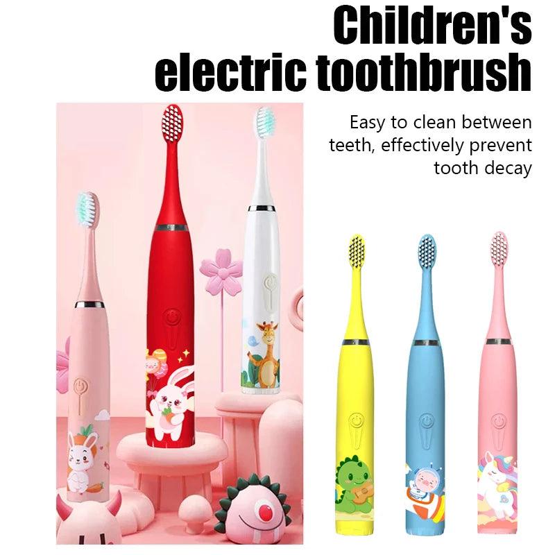 Child's USB Sonic Electric Toothbrush Rechargeable - Cindorium