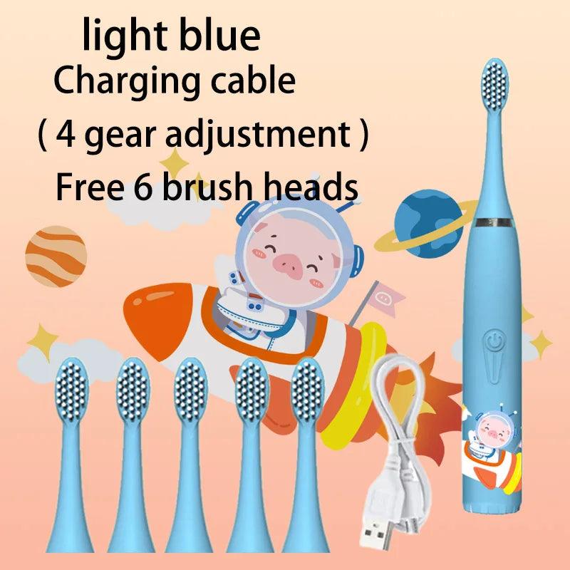 Child's USB Sonic Electric Toothbrush Rechargeable - Cindorium