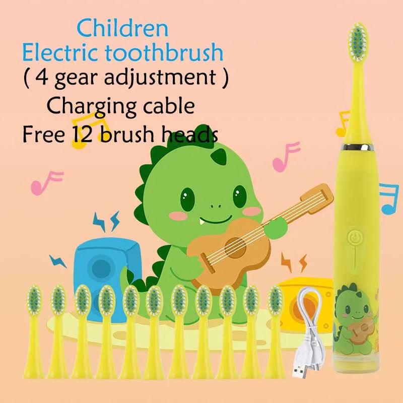 Child's USB Sonic Electric Toothbrush Rechargeable - Cindorium