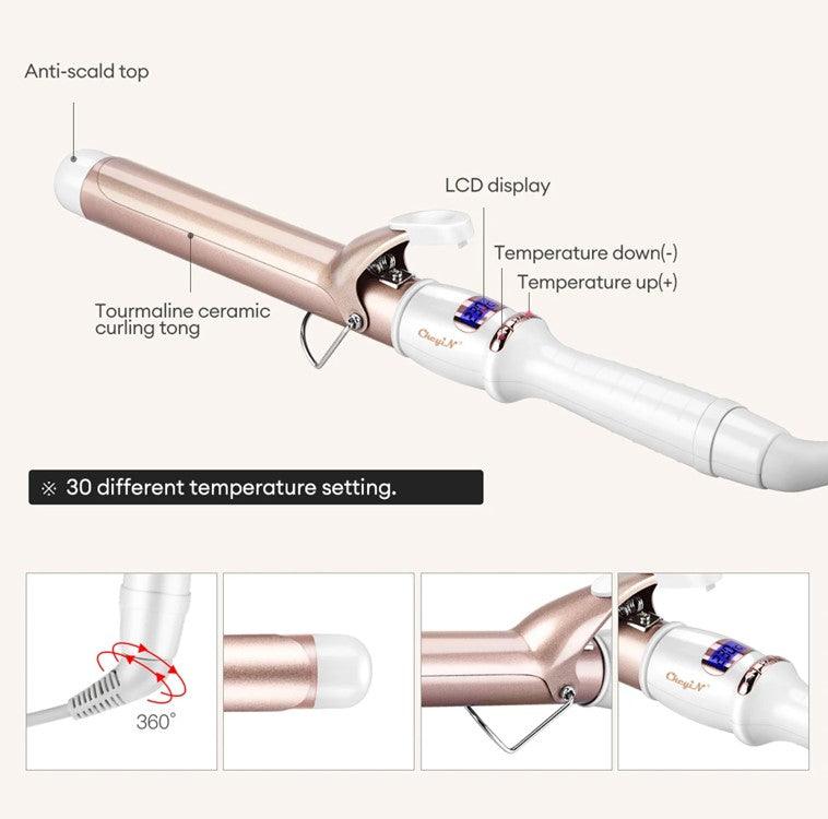 Ckeyin - Women Professional Ceramic Curling Iron - Cindorium