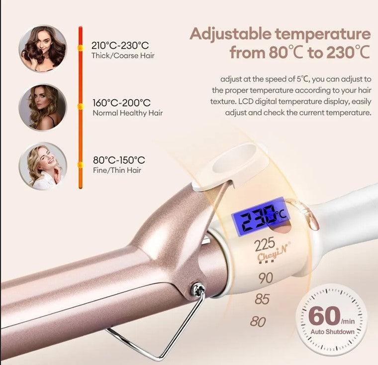 Ckeyin - Women Professional Ceramic Curling Iron - Cindorium