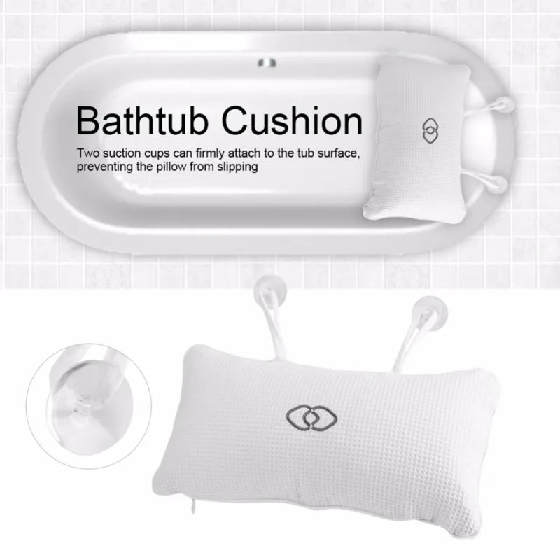 Comfort Neck Back Bathtub Pillow - Anti - slip - Cindorium