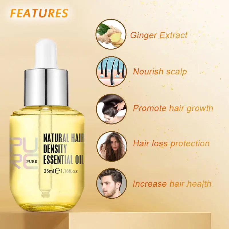 Natural Ginger Hair Growth Oil - Cindorium