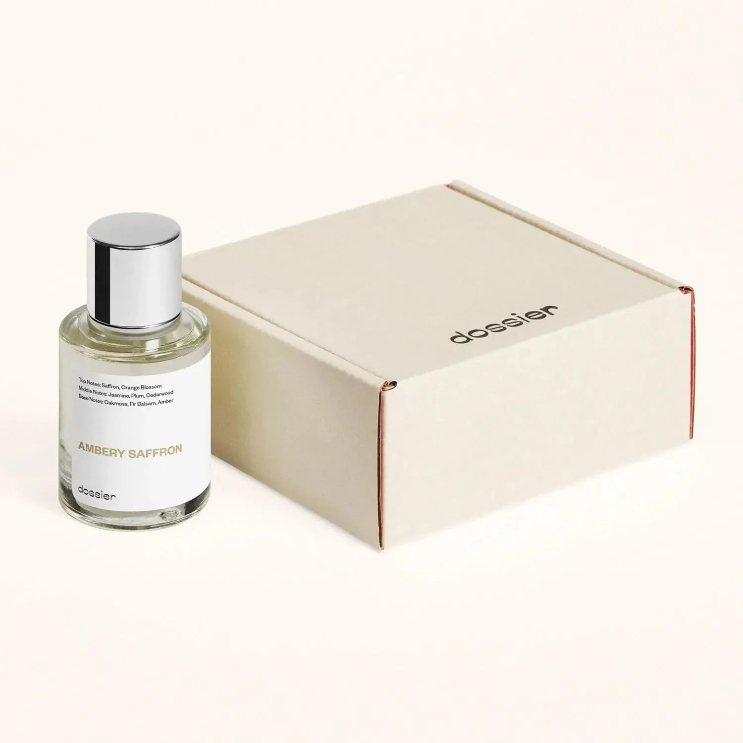 Dossier Ambery Saffron | 1.7 Fl Oz Eau de Parfum – Inspired by Baccarat Rouge 540 - Cindorium