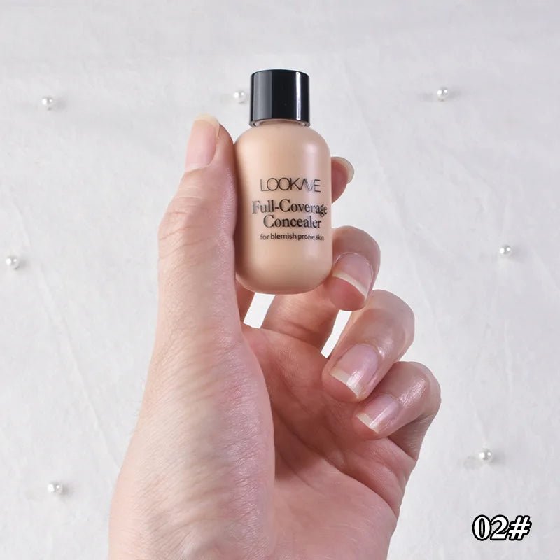 Waterproof Liquid Concealer – Full Coverage for Acne & Dark Circles - Cindorium