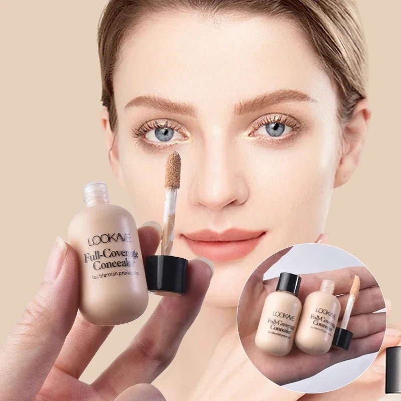 Waterproof Liquid Concealer – Full Coverage for Acne & Dark Circles - Cindorium