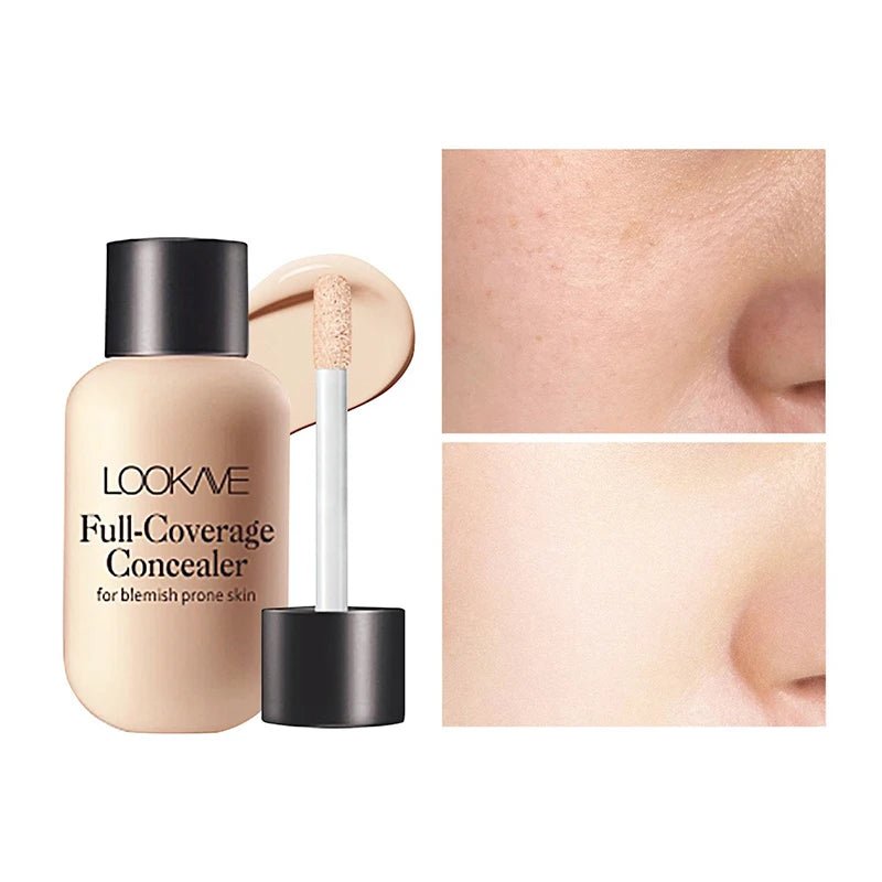 Waterproof Liquid Concealer – Full Coverage for Acne & Dark Circles - Cindorium