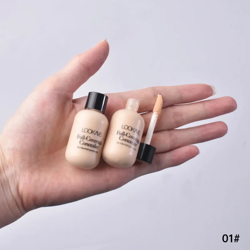 Waterproof Liquid Concealer – Full Coverage for Acne & Dark Circles - Cindorium