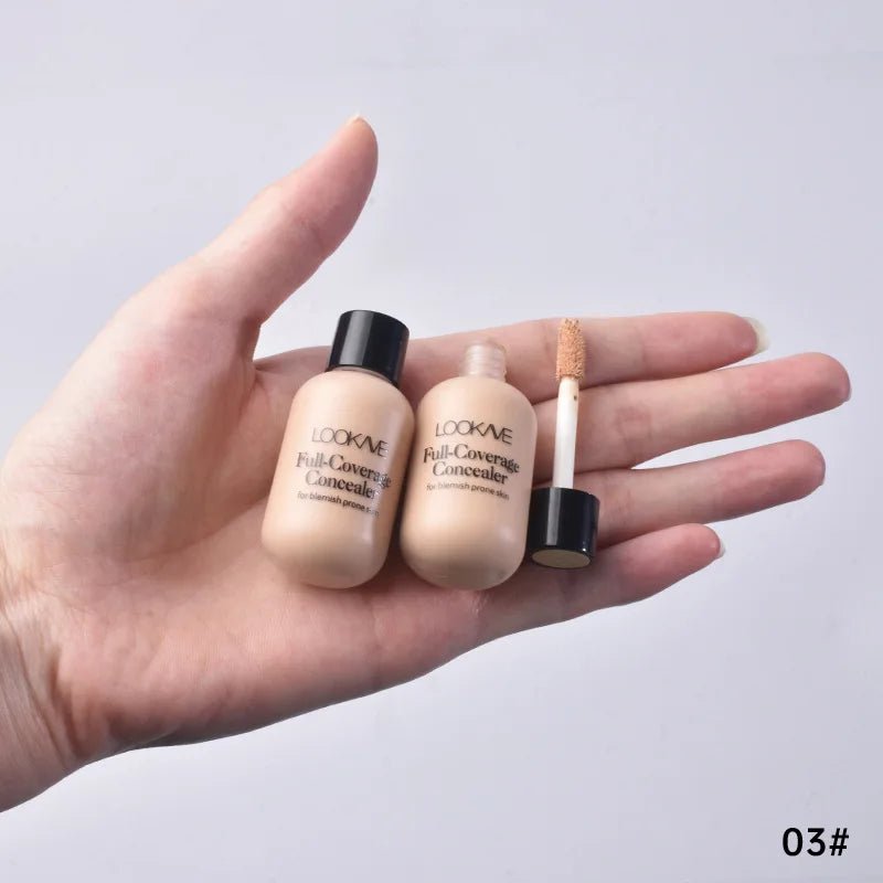 Waterproof Liquid Concealer – Full Coverage for Acne & Dark Circles - Cindorium