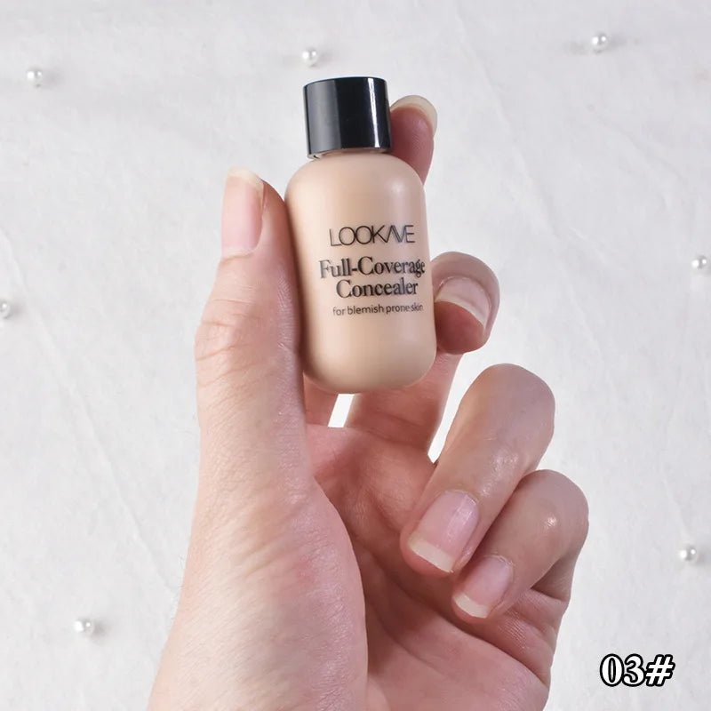 Waterproof Liquid Concealer – Full Coverage for Acne & Dark Circles - Cindorium